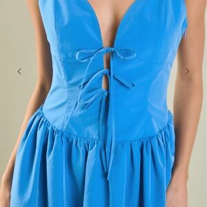 NWT- Endless Rose Front Ties Midi Dress